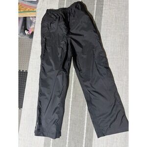 Columbia Kids Black Trail Adventure Rain Pants Waterproof Shell Youth Medium